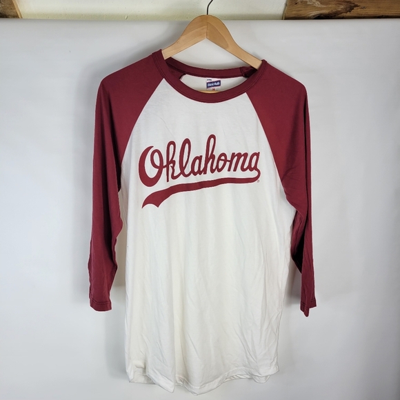 Charlie Hustle Other - NWT Charlie Hustle Oklahoma Baseball Tee Size Medium Needs Restitched see Pics
